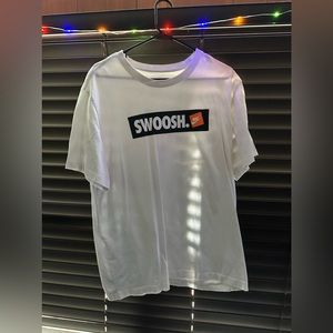 Men’s Nike Box Logo Swoosh Shirt Size X-Large